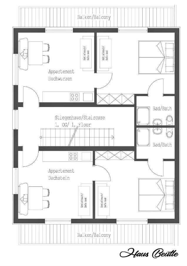 Apartamento Haus Beutle Schladming Exterior foto